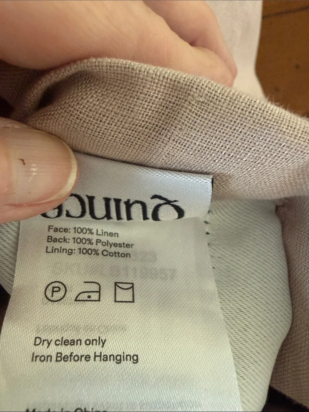 Quince european linen